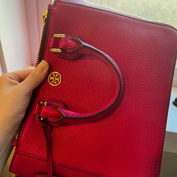 TORY BURCH Landon Mini Square Tote Satchel - Picture 6 of 7